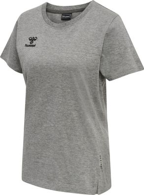 Hummel Damen Sport Shirt Hmlmove Grid Cotton T-Shirt S/S Wom 214793