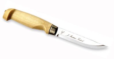 Marttiini LYNX 129 Gürtelmesser, Edelstahl, rostfrei, braune Lederscheide