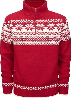 Brandit Herren Strickjacke Troyer Norweger Red
