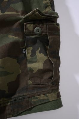 Brandit Herren Shorts Packham Vintage Shorts Woodland