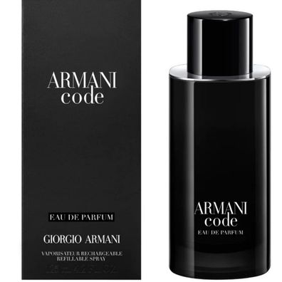 Giorgio Armani Code Eau de Parfum 125 ml Herren Duft EDP Spray | Refillable | Neu