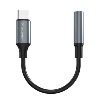 USB-C-auf-3,5-mm-Miniklinken-Adapter - schwarz