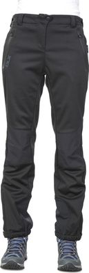 DLX Damen Wanderhose Sola - Female Softshell Trousers Black