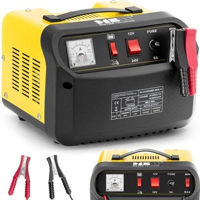 Autobatterieladegerät mit Starthilfe 12/24 V 45 A