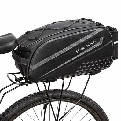 Gepäckträgertasche fürs Auto mit langem Riemen - schwarz