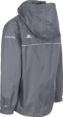 Trespass Kinder Regenjacke Qikpac X - Unisex Kids Packaway Jacket Tp75 Flint
