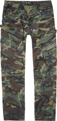 Brandit Herren Hose Adven Slim Fit Pants Woodland