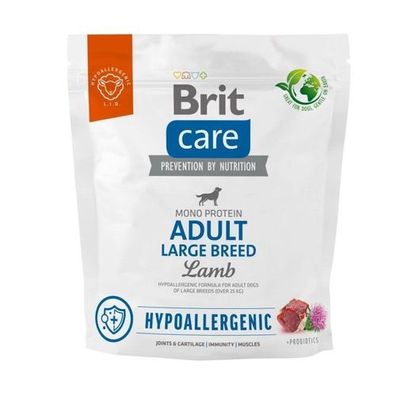 Brit Care Hypoallergenic Adult Large Breed Lamb&Rice 1kg Hundefutter für große Rassen