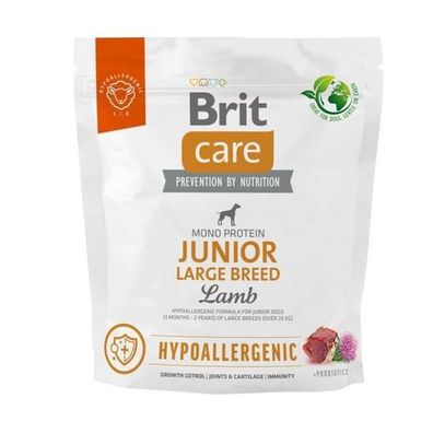Brit Care Hypoallergenic Junior Large Lamb & Rice 1kg - Futter für große Hunde