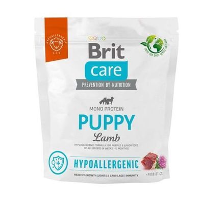 Brit Care Hypoallergenic Puppy Lamb & Rice 1kg – Hundefutter für Welpen aller Rassen