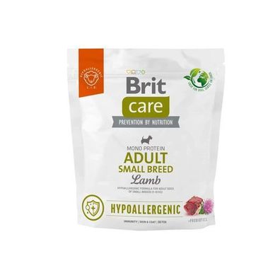 Brit Care Hypoallergenic Small Breed Lamb & Rice 1kg - Futter für kleine Rassen