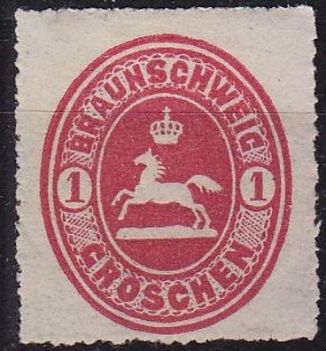Germany Braunschweig [1865] MiNr 0018 ( * /mh )