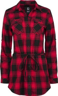 Brandit Damen Kleid Ladies Longshirt Lucy Red/Black