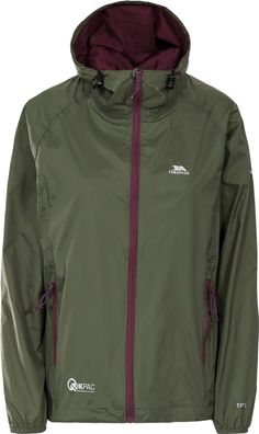 Trespass Damen Regenjacke Qikpac Female Jacket Tp75 Moss