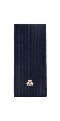 Moncler Kaschmir Schal in Dunkelblau Unisex