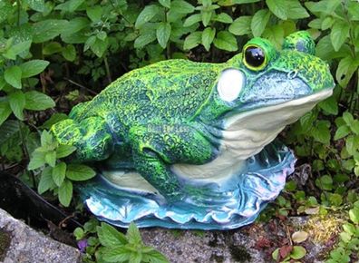 Frosch König Froschkönig König Märchen Fabelwesen Dekoration Deko Figur neu