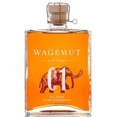 Wagemut PX-Cask - Cask Strength by N. Kröger 58,7% Vol. 0,7 Liter
