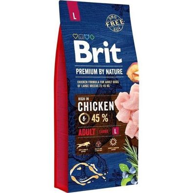 Brit Premium By Nature Adult L 15kg