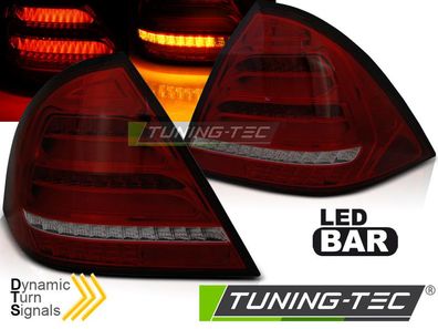 LED Lightbar Design Rückleuchten passend für Mercedes Benz C-Klasse W203 04-07 Limo
