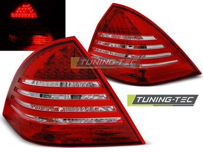 LED Upgrade Design Rückleuchten passend für Mercedes Benz C-Klasse W203 00-04 rot/k
