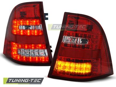 LED Upgrade Design Rückleuchten passend für Mercedes Benz ML W163 98-05 rot/klar mi