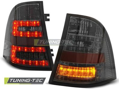 LED Upgrade Design Rückleuchten passend für Mercedes Benz ML W163 98-05 schwarz/rau