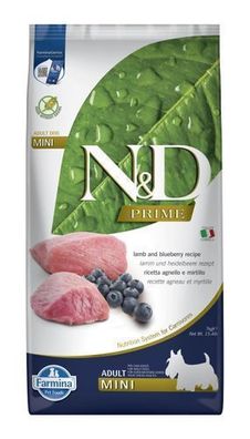 Farmina N&D; Dog PRIME Lamm & Heidelbeere Adult Mini 7 kg