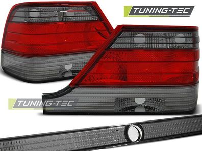 Upgrade Design Rückleuchten passend für Mercedes Benz S-Klasse W140 95-98 rot/rauch