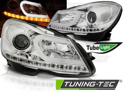 LED Tagfahrlicht Design Scheinwerfer passend für Mercedes Benz C-Klasse W204 11-14 c
