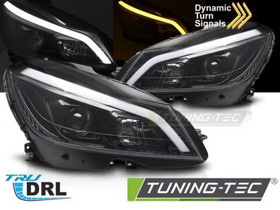 Upgrade Design Tagfahrlicht Scheinwerfer Set passend für Mercedes Benz C-Klasse W204