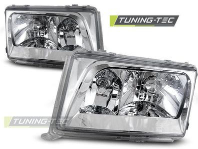 Upgrade Klarglas Scheinwerfer passend für Mercedes Benz E-Klasse W124 85-93 chrom