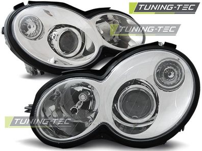 Upgrade Klarglas Scheinwerfer passend für Mercedes Benz Sportcoupe CL203 01-04 / CL2