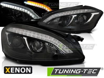 Xenon LED Tagfahrlicht Design Scheinwerfer passend für Mercedes Benz S-Klasse W221 0