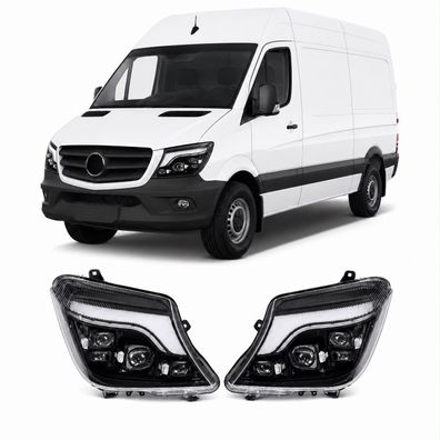 Exclusive VOLL LED Tagfahrlicht Scheinwerfer Set passend für Mercedes Benz Sprinter