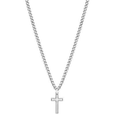 Fashion steel necklace with cross Ink BIK10