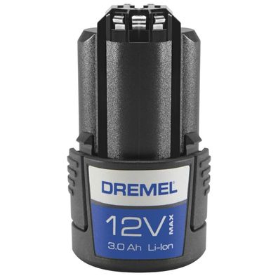12V Lithium-Ionen-Ersatzakku B12V30-01 (schwarz, 3 Ah, für Dremel 8260)