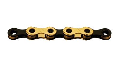 KMC Kette X12, 12-fach, 126 Glieder, Ti-N Gold/Black