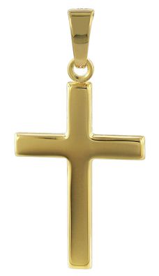 trendor Schmuck Kreuz Gold-Anhänger 333 / 8 Karat 21 mm 35726