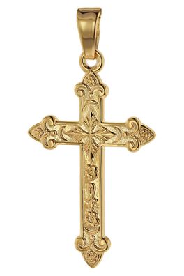trendor Schmuck Kreuz-Anhänger Gold 750 (18 Karat) 32 x 16 mm 75104