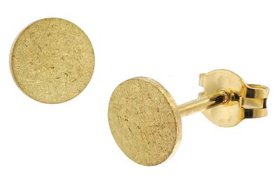 trendor Schmuck Damen-Ohrringe 333 / 8K Gold Ohrstecker ? 6 mm 51030