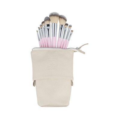 il? basic Set mit 10 Make-up-Pinseln + Etui, Pink