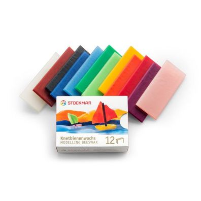 Stockmar Sortiment 12 Farben 100x40mm