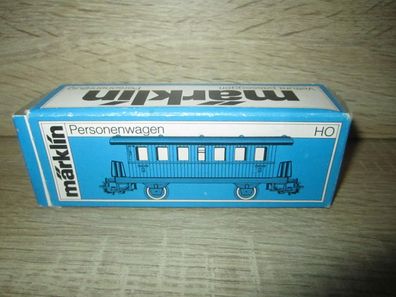 Märklin 4040 Personenwagen 2. Klasse blaue OVP