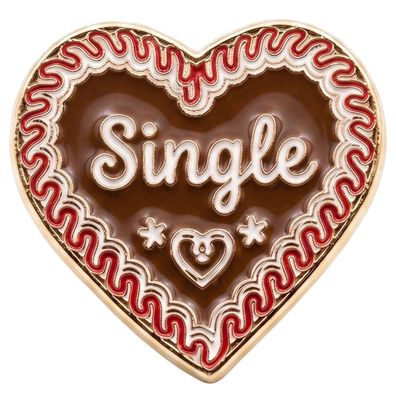 Ansteck-Pin Single rot