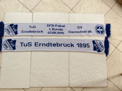 DFB-Pokal-Schal TUS Erndtebrück - SV Darmstadt 98 (Gr. 14 x 148 cm)