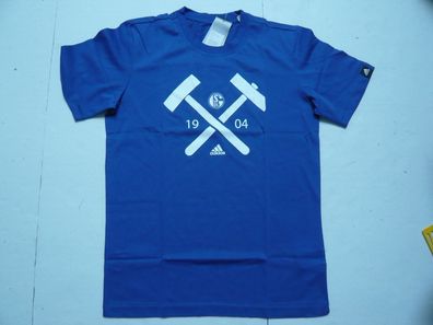 S04 FC Schalke 04 Adidas T-Shirt "Team Grafik" Gr. XS - 2XL