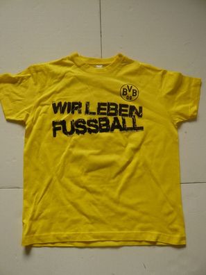 BVB Borussia Dortmund T-Shirt " Wir leben Fussball "