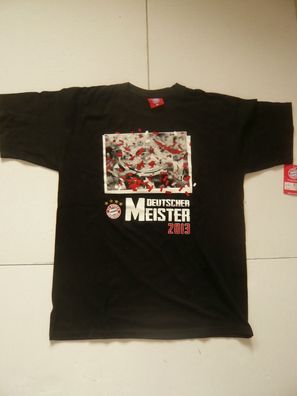 FC Bayern München T-Shirt "Deutscher Meister 2013 " Gr. 116 - 2XL