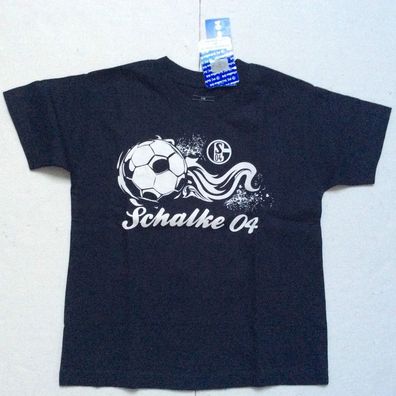 S04 FC Schalke 04 Kinder T-Shirt " Ball " neu!!
