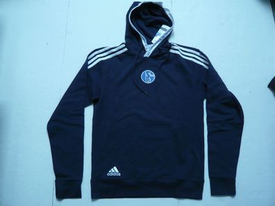 S04 FC Schalke 04 Adidas-Kapuzen-Sweat-Shirt "Lifestyle" Gr. XXS , XS + S